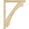 Ekena Millwork Imperial Block Rough Sawn Bracket w/ Offset Brace, Douglas Fir, 4"W x 24"D x 32"H BKT0402X24X32IMP05RDF - alternate 3